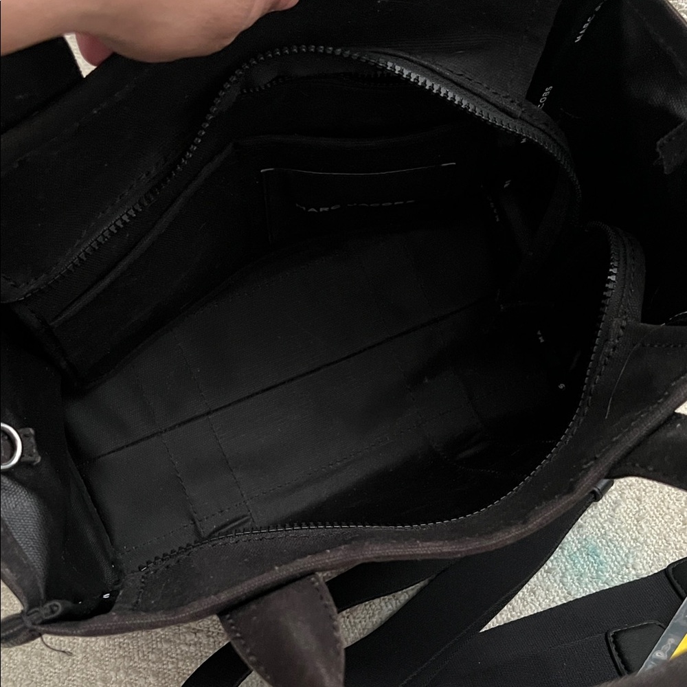 Marc Jacobs Black Canvas Tote Bag - Picture 8 of 14